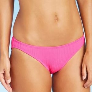 Ribbed Cheeky Bikini Bottom - Xhilaration-Nwt-S